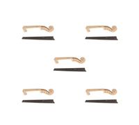 5 set Maple Violin Neck with Ebony Fingerboard for 4/4 Full Size Violin DIY Parts