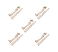 5 set Maple Wood Violin Neck with Fingerboard for 4/4 Full Size Violin DIY Parts