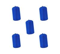 5 set Nylon Compression Sack for Sleeping Bag Ditty Bags with Dust Flap for Travel L Blue