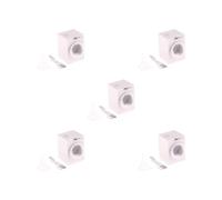 5 set of 1/12 Scale Dollhouse Electrical Furniture Electrical Appliance for Dollhouse White, 5.1x4.6x7cm