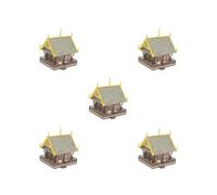 5 set of 1/72 Temple Building Kits Architecture Building Model for Model Railway Gift