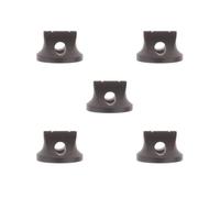 5 set of 1 Pc Sandalwood Erhu Bridge for String Instrument Parts Black with Bottom Hole