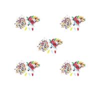 5 Set of 100x Picture Frame Turn Buttons 100x Mini Brads for Artwork Scrapbooking DIY