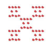 5 set of 10Pcs Wood Train Track Adapter for Stem Kits Toy Building Set Building Games Red
