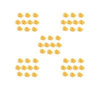 5 set of 10Pcs Wood Train Track Adapter for Stem Kits Toy Building Set Building Games Yellow