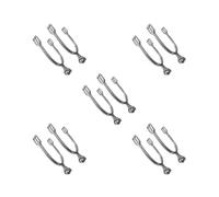 5 set of 2 Pieces Horse Spur Horse Riding Spur for Boots Training Riding Equestrian 7.3 cm, Silver