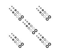 5 set of 2 Sets Black O-Ring Rubber Seals Suitable for Airbrush Internal Sealing Ring AC100