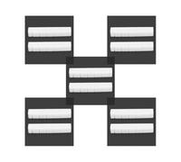 5 set of 2pcs Electric Guitar Bone Nuts 6 string Slotted 43mm x 6mm x 8.5mm