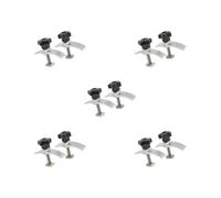 5 Set of 2Pcs T Track Hold Down Clamp T Slot Clamp for Drill Presses CNC Cutting Sled