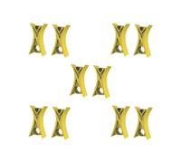 5 set of 2Pcs Violin Stopper for Bow Instrument Accessories Easy to Use Learning Practice yellow 1.3x1.1x1.1 cm