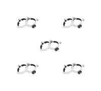 5 set of 2x Telescope Tube Mounting Rings Sturdy White Easy to Install Metal for 80DX