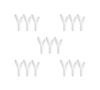 5 Set of 3 Pcs Y Type Equal Diameter Tee Hose Joints Silicone Tube 12 mm