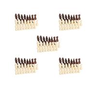 5 set of 32x Chess Pieces Figurine Pieces for Chess Board Games 1-2 Players Beginners M