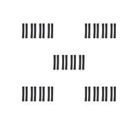 5 Set of 4 Pairs Eyeglasses Temple Tip Sleeve Retainer Comfortable Glasses Retainers, Black, 5.5cm-9cm