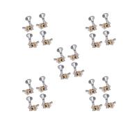 5 set of 4 Pieces 2R 2L Ukulele String Guitar Tuning Pegs Tuners Machine Heads Silver