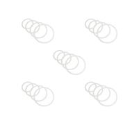 5 set of 4x Dampening Drum Mute Rings Instrument Accessory Practical Snare Drum Rings Style A, White