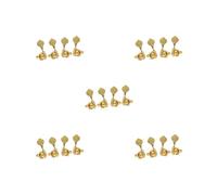 5 set of 4x Electric Guitar String Tuning Pegs Knobs Tuning Keys for Concert Practice Golden