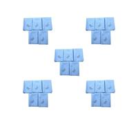 5 set of 5 Pcs Professional Guitar/Piano Cleaner Cleaning Small Cloth Towel Blue