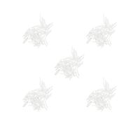 5 Set of 50pcs Beading Tube Beads Smooth Tube Finding Jewelry Making DIY Silver, 20x2mm