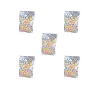 5 Set of 50x Easter Foam Eggseaster Artificial Eggs for Home Home Garden Decor Crafts White Egg Spots 2x2.5 cm