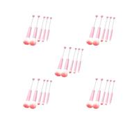 5 set of 5x Eye Makeup Brush Set DIY Eyebrow Cosmetic Brushes for Adults Sister Gifts pink