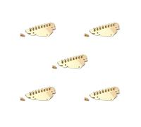 5 set of 8 String Mandolin Tailpiece with Screws for Mandolin Gold