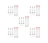 5 Set of Airbrush Repair Tool Metal Airbrush Nozzle Cap for Remove Nozzle Paint Dirty As Described, 0.2-0.3-0.5mm