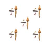 5 set of Bamboo Hulusi Woodwind Gourd Cucurbit Flute for Music Learning Exercise Gift c key