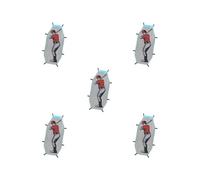 5 set of Baseball Training Net Training Aid for Scoring and Finishing Pitching Target Dummy Batter