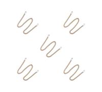 5 set of Bird Perch Stand Pet Supplies Parrot Rope for Finches Parakeet Primary Color S, wood color