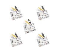 5 Set of Button Maker Tool Portable Fabric Covered Button for Shirt Down Jacket Jeans with Buttons 14.5x4.3 cm