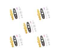 5 Set of Button Maker Tool Portable Fabric Covered Button for Shirt Down Jacket Jeans Without Button 14.5x4.3 cm