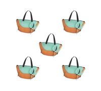 5 set of Cat Washing Bag Anti Scratch for Nail Cutting Short Trips Cats Daily Bathing orange green
