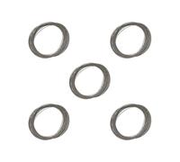 5 set of Ceramic Hanging Fired Tungsten Wire Tools for Porcelain Pendant Small Object 1 mm Silvery black