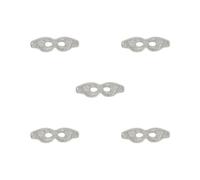 5 Set of Cold Cooling Eye Mask Reusable Gel Bead Eye Mask for Relax Dry Eyes Eye Bags Gray 29x9 cm