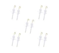 5 set of Cute Lace Umbrella for 1/12 Dollhouse Decoration Accessories White