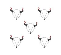 5 set of Devil Headband Cosplay Gothic for Carnival Stage Performances Halloween
