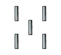 5 Set of Diamond Color Scale Master Tester Tools Diamond Weight High Accuracy Durable Black 20x5x1.6 cm