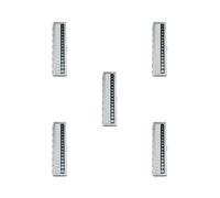 5 Set of Diamond Color Scale Master Tester Tools Diamond Weight High Accuracy Durable Silvery 20x5x1.6 cm