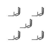 5 set of DSLR Camera L Bracket Vertical Camera Mount for Consumer Electronics Cameras L, Black