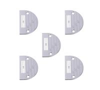 5 Set of E Type Needle Throat Plate for Industrail Single Needle Sewing Machine E16, Silver