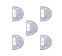 5 Set of E Type Needle Throat Plate for Industrail Single Needle Sewing Machine E20, Silver