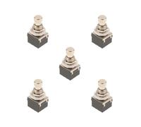 5 set of Electric Metal Guitar Effects Pedal Foot Switch Button Bypass Black