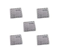 5 set of Giant Checkers Board Game Mat 3 in 1 Game Mat Rug Game Mat Toe Board Gray