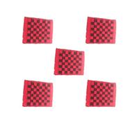 5 set of Giant Checkers Board Game Mat 3 in 1 Game Mat Rug Game Mat Toe Board red