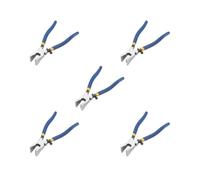 5 Set of Glass Pliers Glass Running Pliers for Mosaics Breaking Stained Glass Work with Flat Jaws