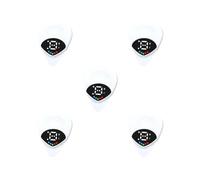 5 set of Guitar Tuner 2 in 1 Pitch Calibration Guitar Pick for Ukulele Banjo Mandolin