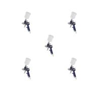 5 set of H2000 HVLP Gravity Feed Paint High Efficiency Atomizing Refinishing Metal