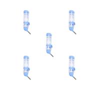 5 set of Hamster Water Drinking Bottle Parrot Pet Supplies Pet Automatic Water Feeder 250ml Blue