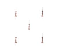 5 set of HO Scale Chandelier 1:87 Ceiling Light for Miniatures Diorama Scenery Layout